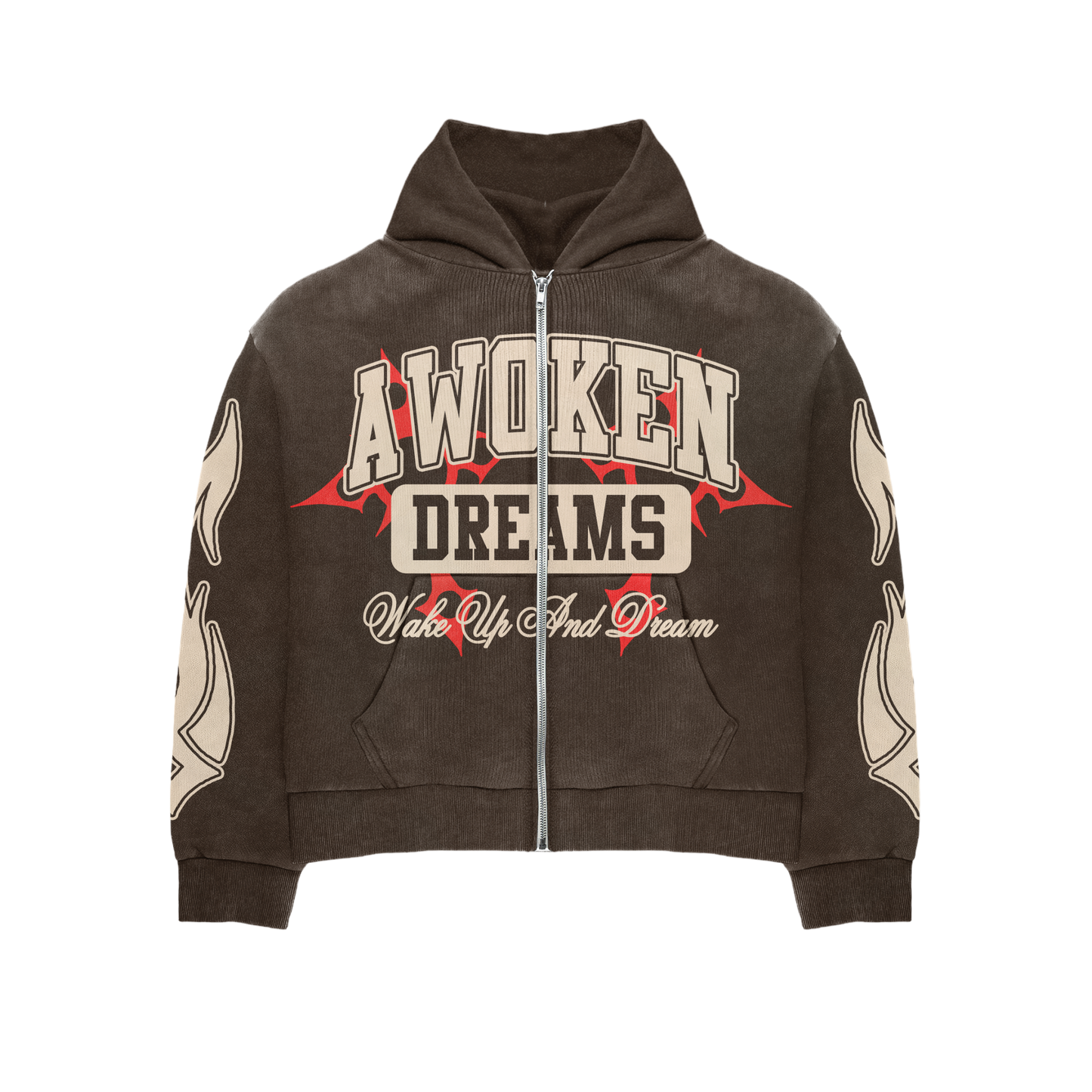 Brown OG Zip Hoodie