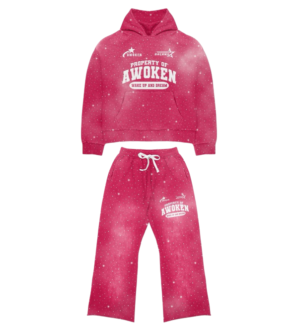 Rhinestone Set Pink