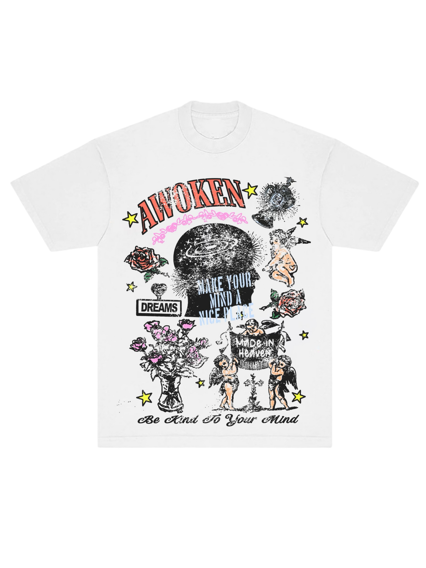 “MADE IN HEAVEN” TEE WHITE