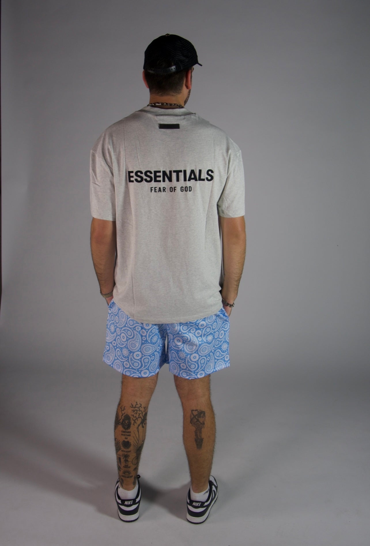 “BLUE PAISLEY” SHORTS