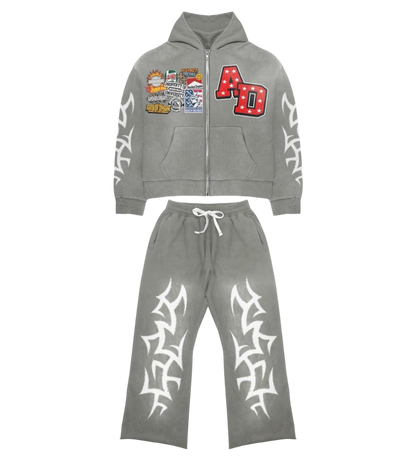 Patchwork Set Grey