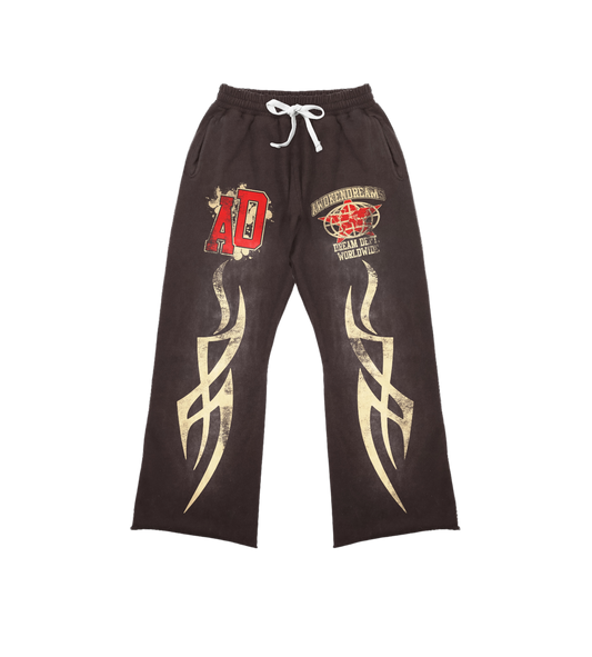 Mocha Varsity Sweatpants