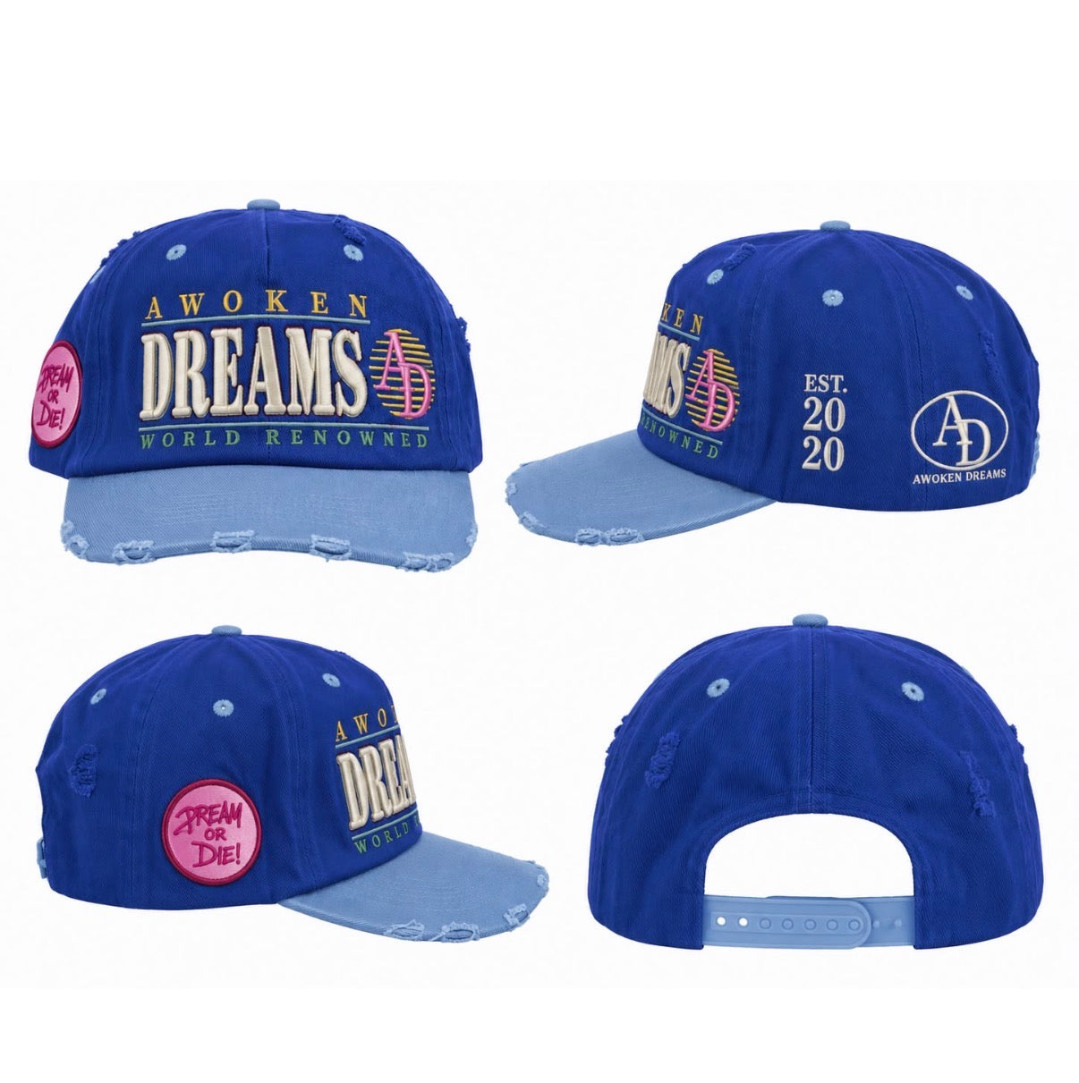 Dream Or Die! Trucker Blue