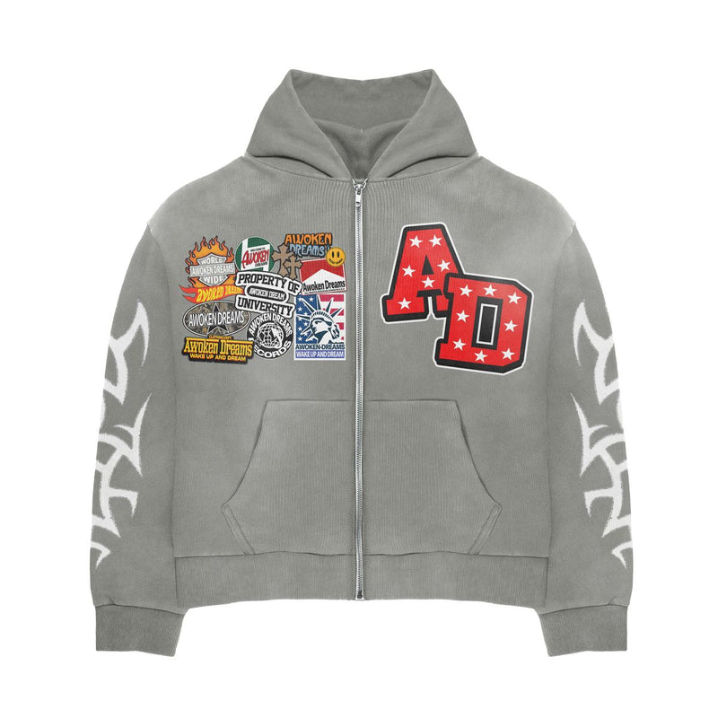 Patchwork Set Grey
