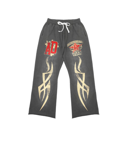 Grey Varsity Sweatpants