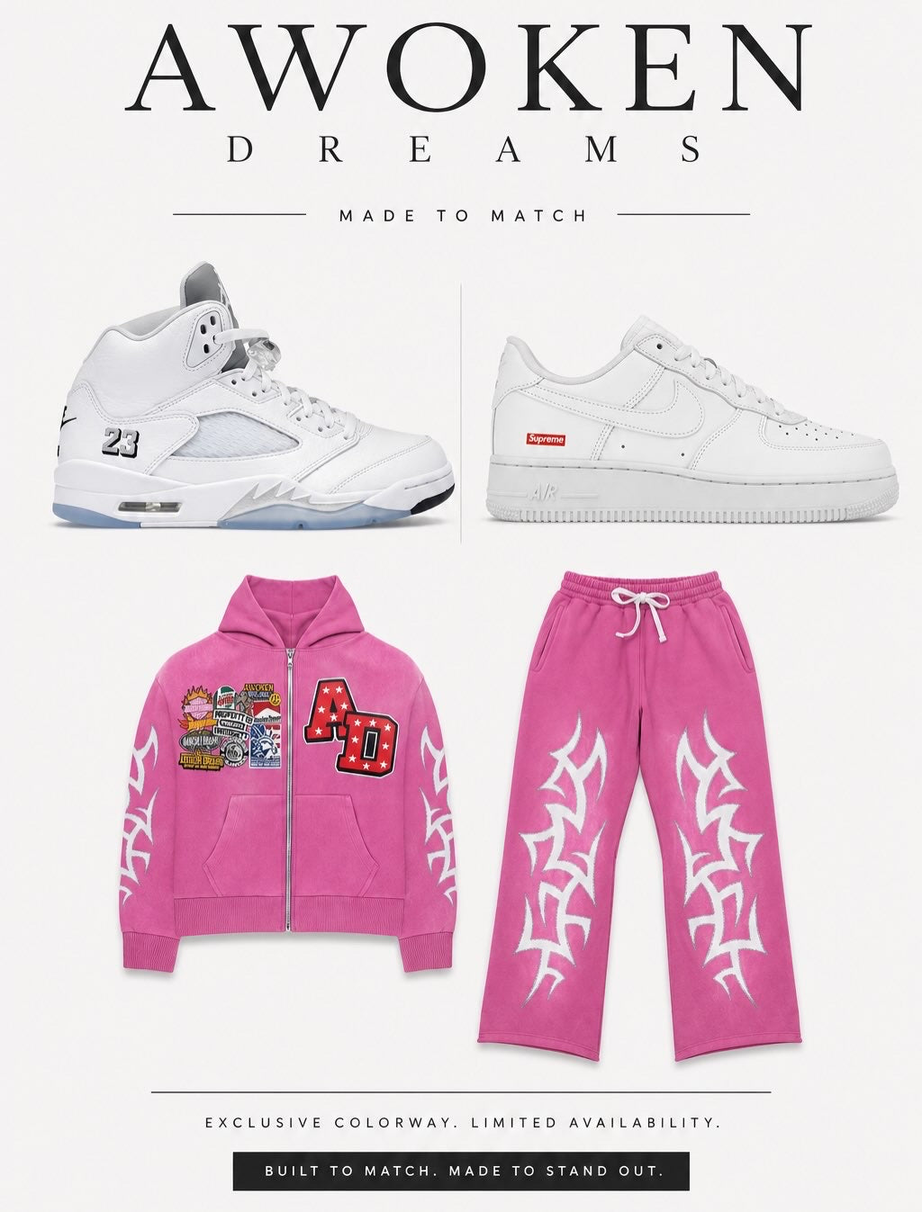 Patchwork Set Pink