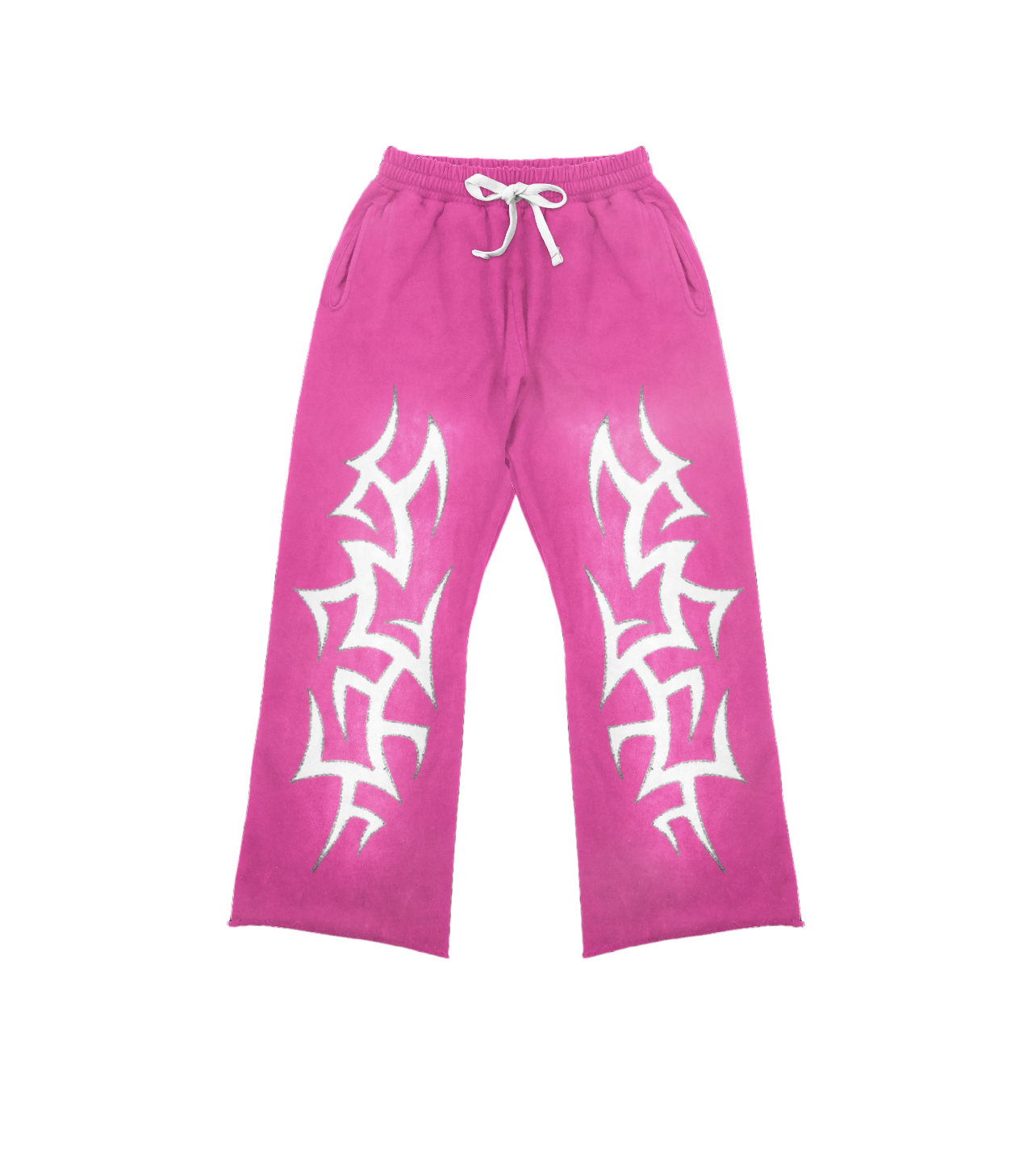 Pink Patchwork Sweatpants