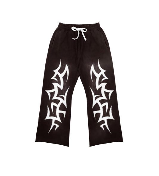 Mocha Patchwork Sweatpants