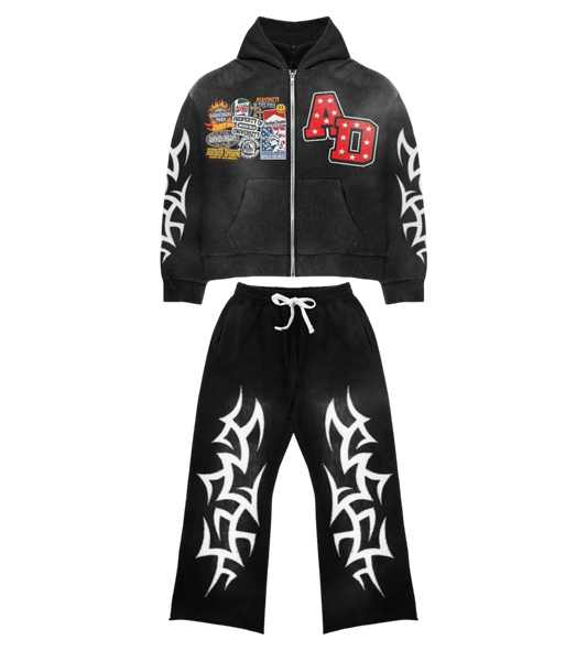 Patchwork Set Black