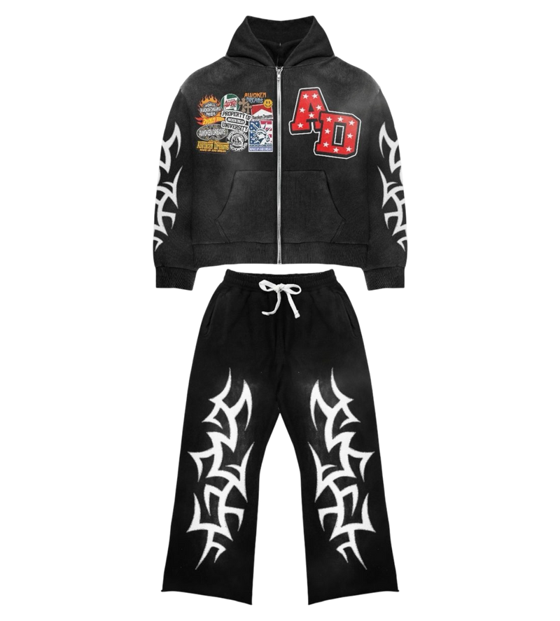 Patchwork Set Black