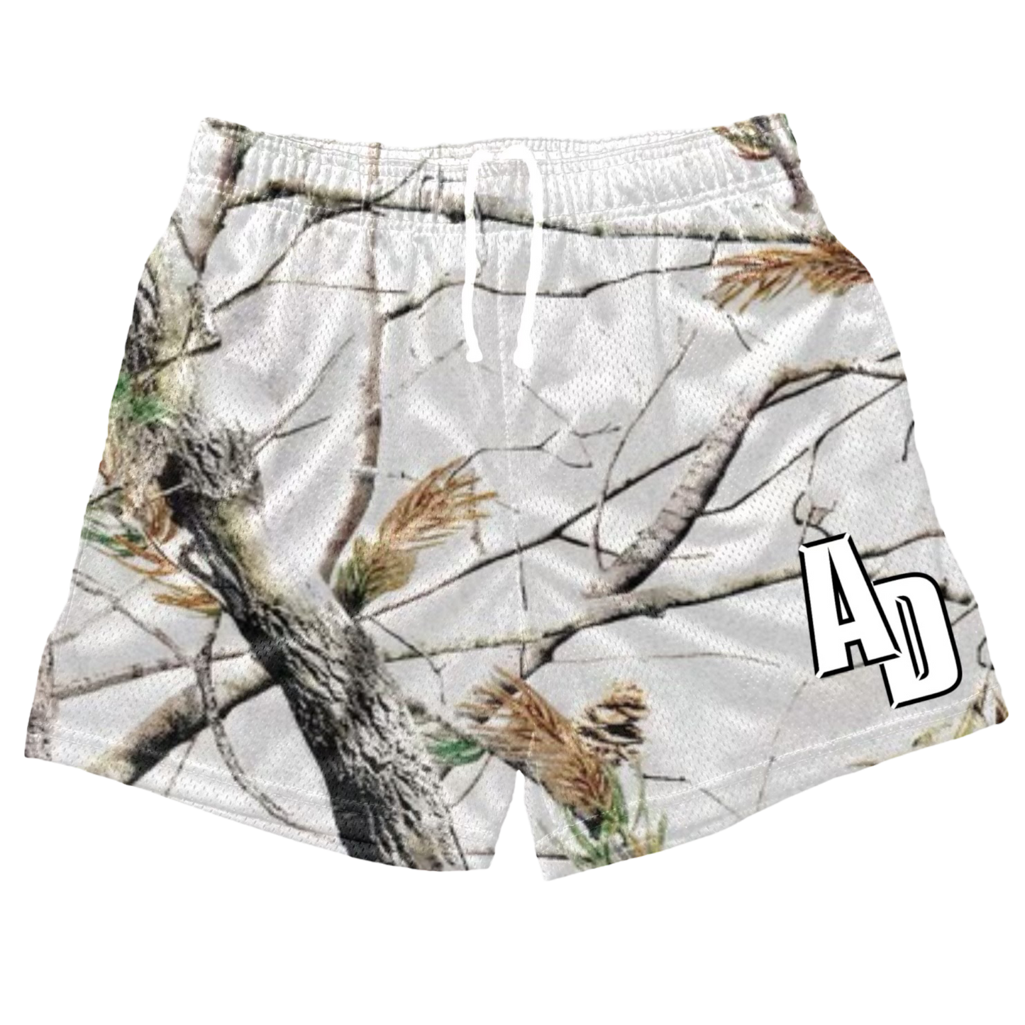 “WHITE CAMO” SHORTS