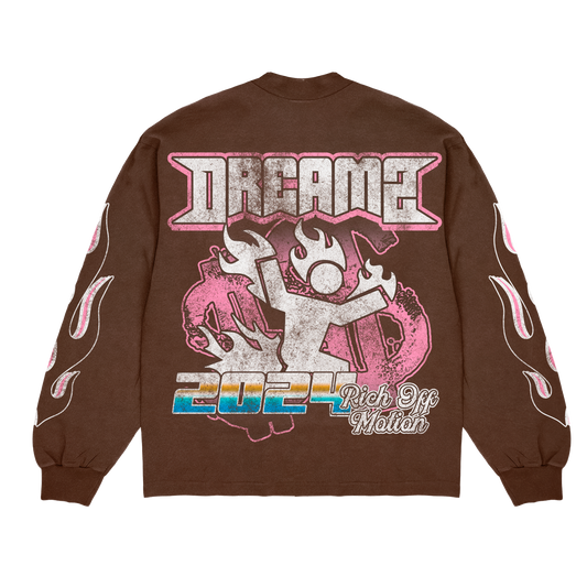 Awoken Dreams Rich Off Motion Longsleeve Brown