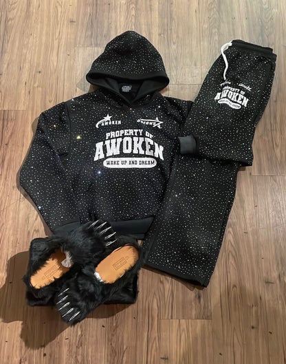 Rhinestone Set Black