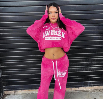 Rhinestone Set Pink