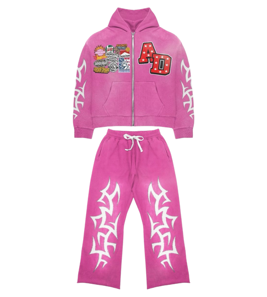 Patchwork Set Pink
