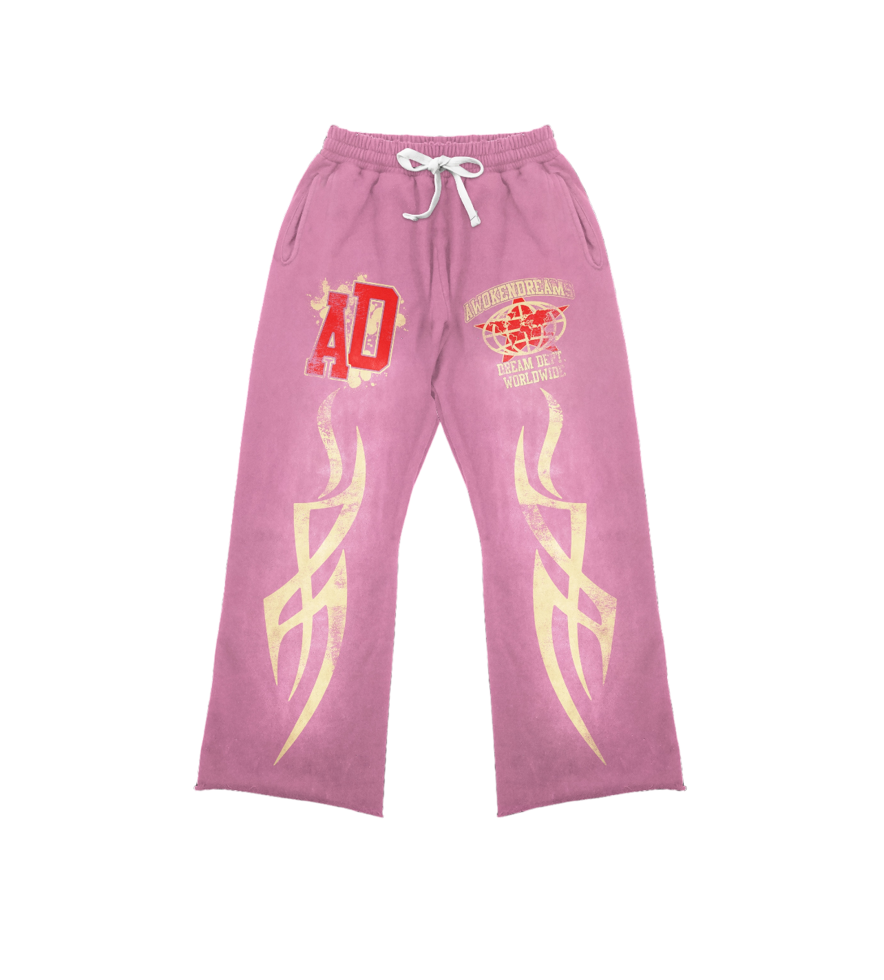 Pink Varsity Sweatpants