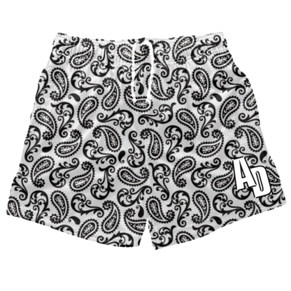 “BLACK PAISLEY” SHORTS