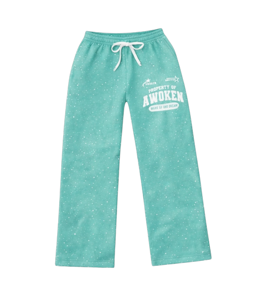 Tiffany Rhinestone Sweatpants