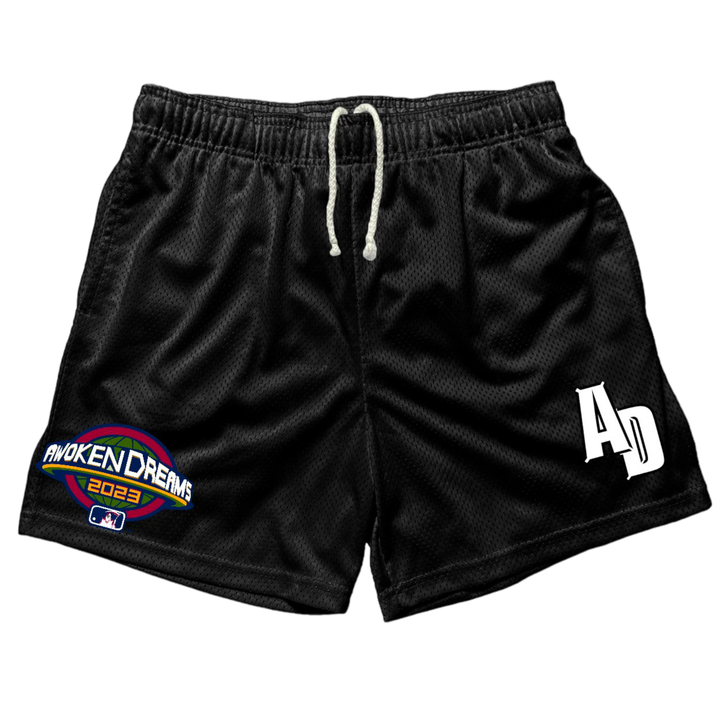 “WORLD SERIES” BLACK SHORTS